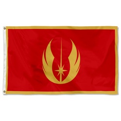 Star Wars Star Trek fans banner the Jedi movement (Montenegro) Flag Banner