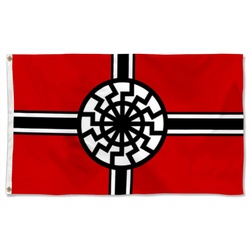 Star Wars Star Trek fans Black Sun Flag Banner