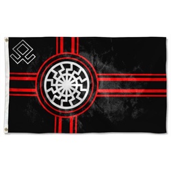 Star Wars Star Trek fans Black Sun Flag Banner 18A
