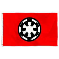 Star Wars Star Trek fans Red New Galactic Empire Flag Banner 22A