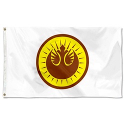 Star Wars Star Trek fans White New Jedi Order Flag Banner