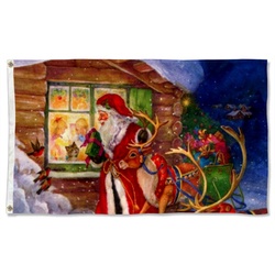 Merry Christmas Flag Winter Christmas Banner