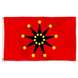 Chinese-army Wuhan flag 1911-1928 18 dots Flag Banner