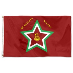 Italian Partisan 63rd Brigade Garibaldi Bolero Flag Banner