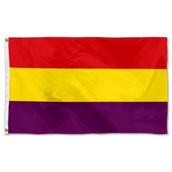 Second Spanish Republic military Flag Banner