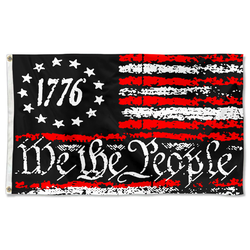 Vintage We The People 1776 USA Flag Banner