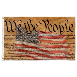 We The People 1776 US Flag Banner