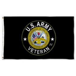 U.S. Army Veteran American Flag Banner