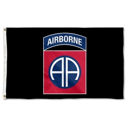 US Army Retro 82nd Airborne Division Flag Banner