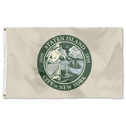 Borough of Staten Island City of New York Flag Banner