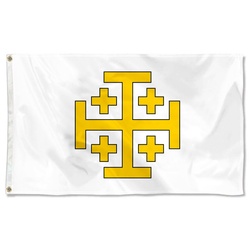 Kingdom of Jerusalem Flag Banner