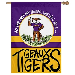 Geaux Tigers House Flag Banner