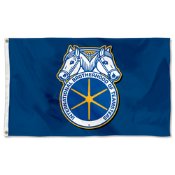 Teamsters Flag Banner Blue
