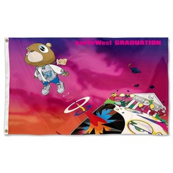 Kanye Graduation hip hop Flag Banner