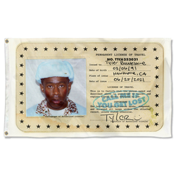 Tyler CALL ME IF YOU GET LOST Art Music Album Tapestry Flag Banner