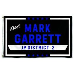 Mark Garrett JP District 2 Flag Banner