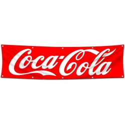 Soda Garage Shop Decor Banner  Works for Coca Cola Flag 2x8 Feet