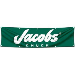 Drill Chucks Garage shop Decor Banner Works for Jacob chuck Flag 2x8 Feet