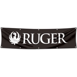 Guns Weapons Garage Shop Decor Banner Works for Ruger Flag 2x8 Feet