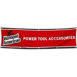 Power Tool Accessories Garage Shop Banner Works for Vermont Americans Flag 2x8 Feet