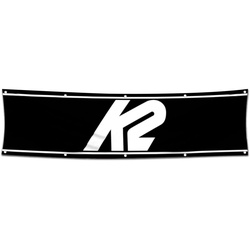 Skiing Garage Shop Decor Banner Works for K2 Skis Flag 2x8 Feet