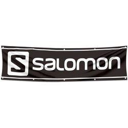 Skiing Garage Shop Decor Banner Works for Salomon Skis Flag 2x8 Feet