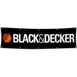 Tools Garage Shop Decor Banner Works for Black&Decker Flag 2x8 Feet