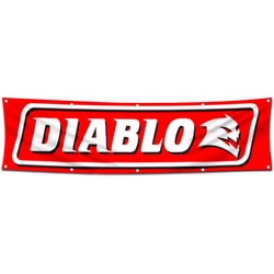 Tools Garage Shop Decor Banner Works for Diablo Flag 2x8 Feet