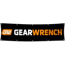 Tools Garage Shop Decor Banner Works for Gearwrench Flag 2x8 Feet