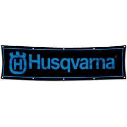 Tools Garage Shop Decor Banner Works for Husqvarna Flag 2x8 Feet