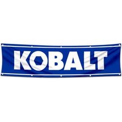 Tools Garage Shop Decor Banner Works for Kobalt Flag Blue 2x8 Feet