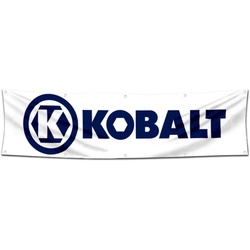 Tools Garage Shop Decor Banner Works for Kobalt Flag White 2x8 Feet