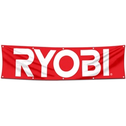 Tools Garage Shop Decor Banner Works for Ryobi Flag 2x8 Feet