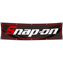 Tools Garage Shop Decor Banner Works for Snap on Flag Black 2x8 Feet