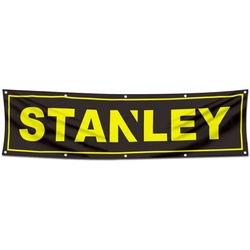 Tools Garage Shop Decor Banner Works for Stanley on Flag 2x8 Feet