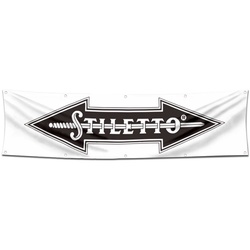 Tools Garage Shop Decor Banner Works for Stiletto on Flag 2x8 Feet