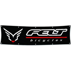 Bicycles Garage Shop Decor Banner Works for Felt Flag 2x8 Feet