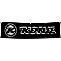 Bicycles Garage Shop Decor Banner Works for Kona Bike Flag 2x8 Feet