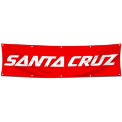 Bicycles Garage Shop Decor Banner Works for Santa Cruz Flag 2x8 Feet