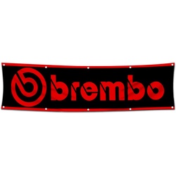 Car Motor Brake and clutch Systems Garage Shop Decor Banner Works for Brembo Flag 2x8 Feet