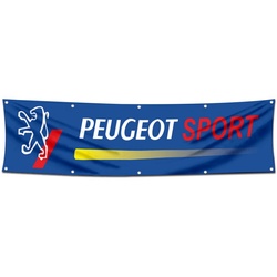 Car Motor Garage Workshop Banner  Work for Peugeot Sport Flag 2x8 Feet