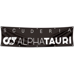Car Motor Garage Workshop Banner  Work for Scuderia AlphaTauri Flag 2x8 Feet