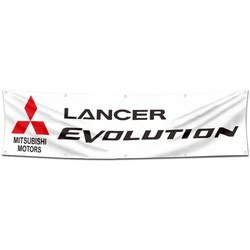 Car Motor Garage Workshop Banner Work for Lancer Evolution Flag 2x8 Feet