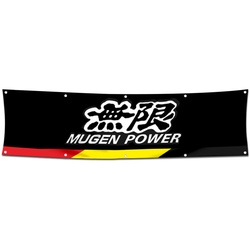 Car Motor Garage Workshop Banner Work for Mugen Power Flag 2x8 Feet