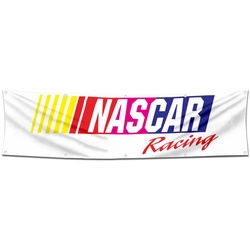 Car Motor Garage Workshop Decor Banner Work for Nascar Racing Flag 2x8 Feet