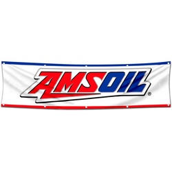 Car Motor Oil Garage Shop Decor Banner Works for Amsoil Flag White 2x8 Feet
