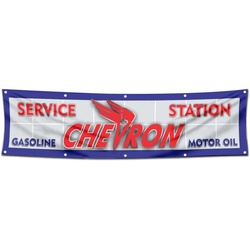 Car Motor Oil Garage Shop Decor Banner Works for Chevron Service Station Flag 2x8 Feet