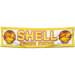 Car Motor Oil Gas Garage Workshop Banner Works for Shell Flag 2x8 Feet