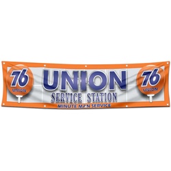 Car Motor Oil Gas Garage Workshop Decor  Banner Works for Union Flag 2x8 Feet