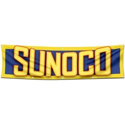 Car Motor Oils Gas Garage WorkShop Decor Banner Works for Sunoco Flag 2x8 Feet